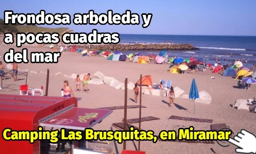 Camping Las Brusquitas, en Miramar, Buenos Aires