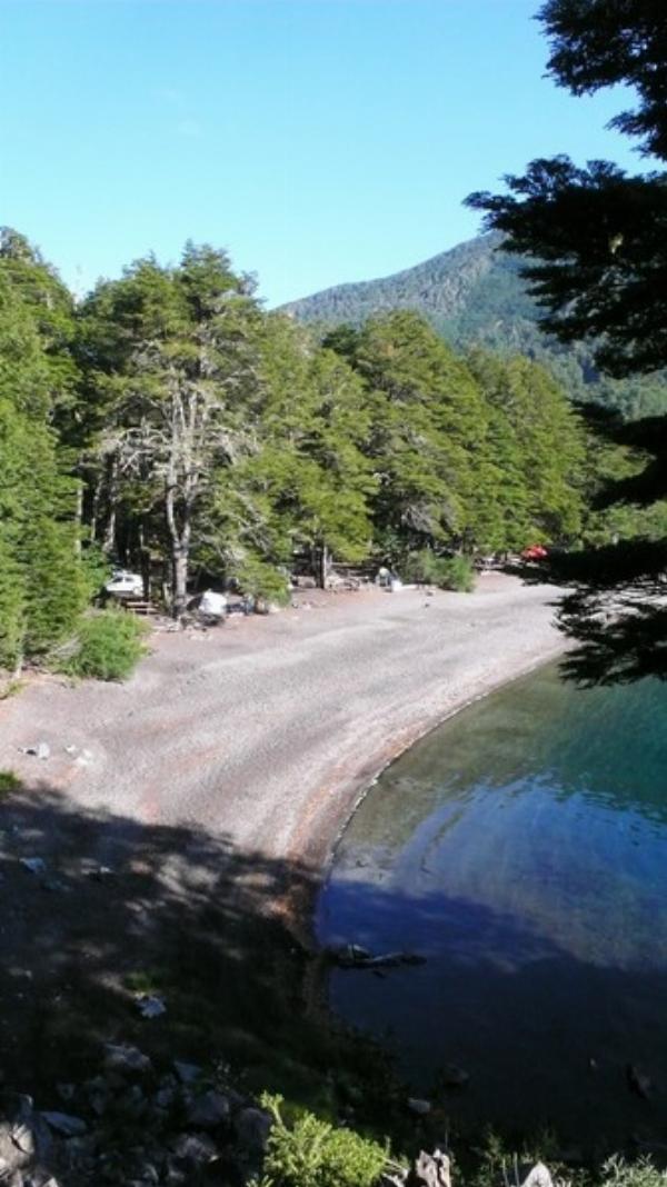 Photo of the campground Curruhué Grande, Lago Curruhué, Neuquén, Argentina