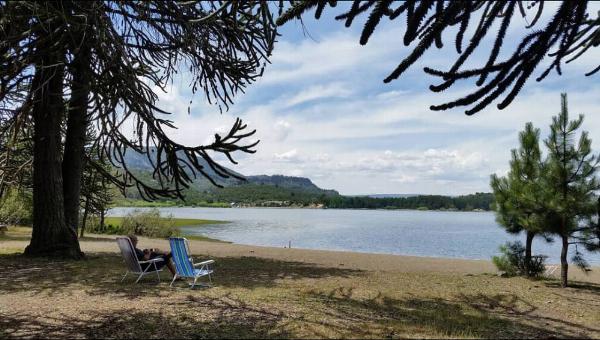 Photo of the campground El Puente, Villa Pehuenia, Neuquén, Argentina