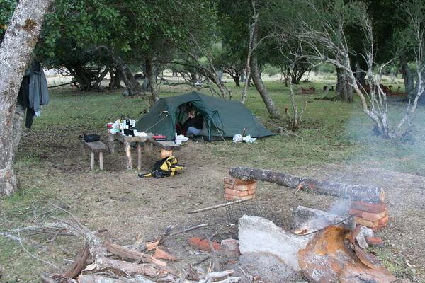 Photo of the campground Ecufué, Lago Huechulafquen, Neuquén, Argentina