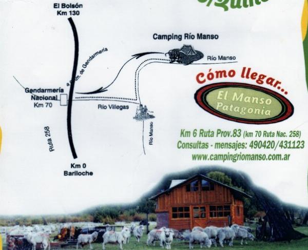 Photo of the campground Río Manso, Bariloche, Río Negro, Argentina